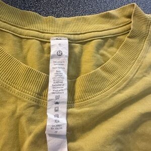 lululemon athletica Women's Muscle Tee in Yellow